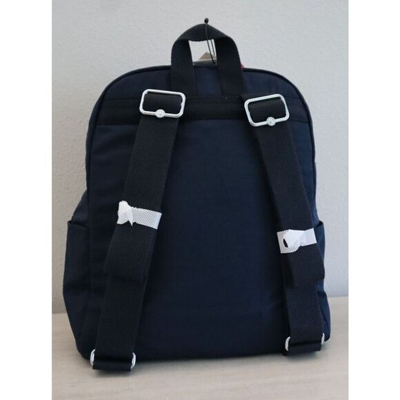 Kipling KI2294 True Blue Tonal Haydee Mini Backpack w/Monkey Key Chain - Picture 2 of 12